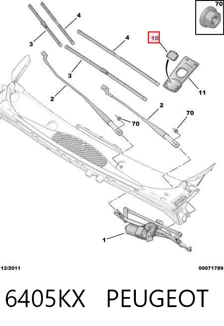 Датчик дощу Citroen Berlingo фургон (B9) (2008 - 2018) ціна, від 13.84 USD
