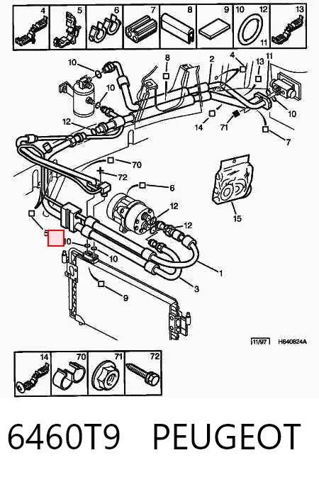 Кільце ущільнювальне трубки кондиціонера Renault (RVI) 7701205573
