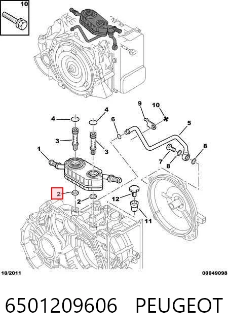 6501209606 Peugeot/Citroen Радіатор охолодження, АКПП