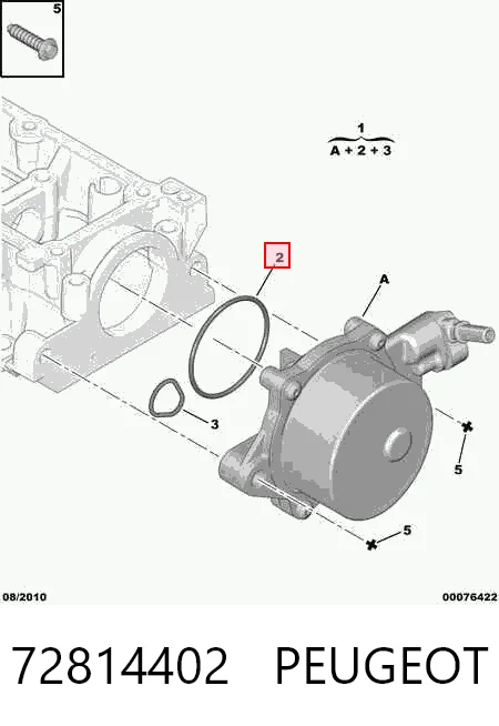 Насос вакуумний Ford 7281440901 ціна, від 12.67 USD