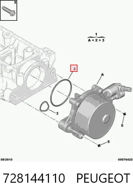Насос вакуумний Pierburg 728144090 ціна, від 113.25 USD