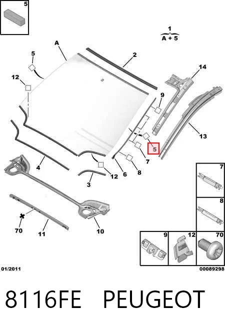 ST404405 Nordglass Автомобільне скло