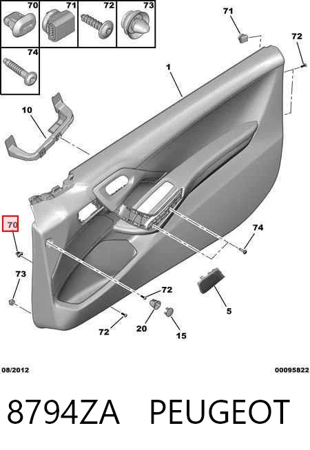Пістон (кліп) кріплення обшивки кришки багажника Opel 4407241 ціна, від 0.52 USD