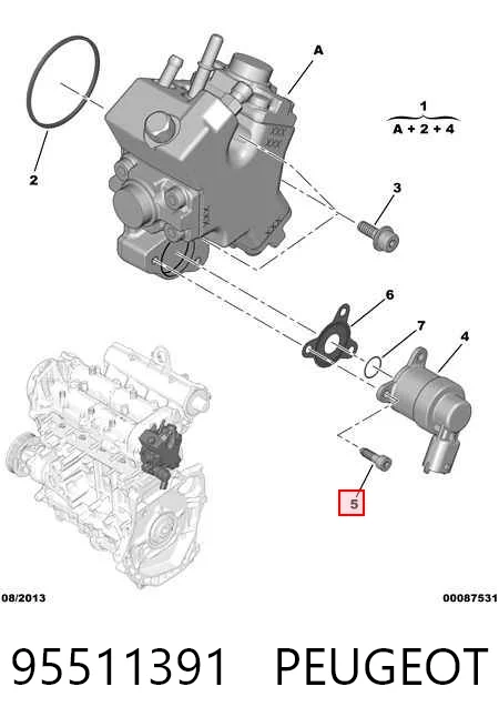  Opel 95511391 ціна, від 2.28 USD