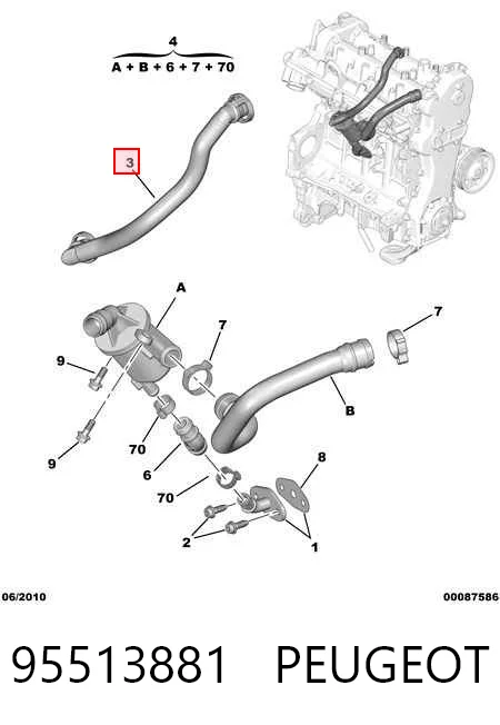 95513881 Opel Масляний насос двигуна