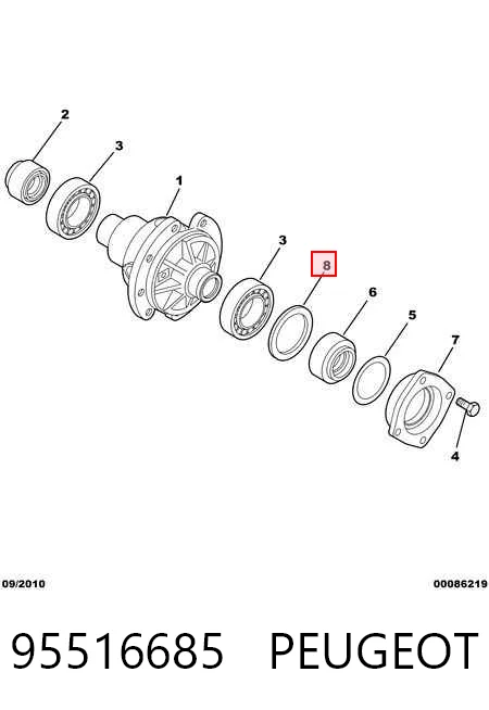 95516685 General Motors Регулятор тиску палива