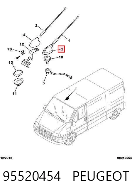  Антена Peugeot Boxer 3