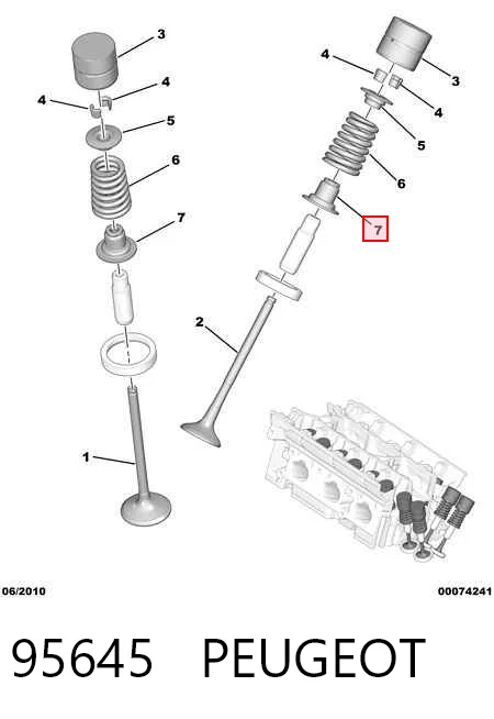 Купити Сальник клапана Peugeot Expert  222