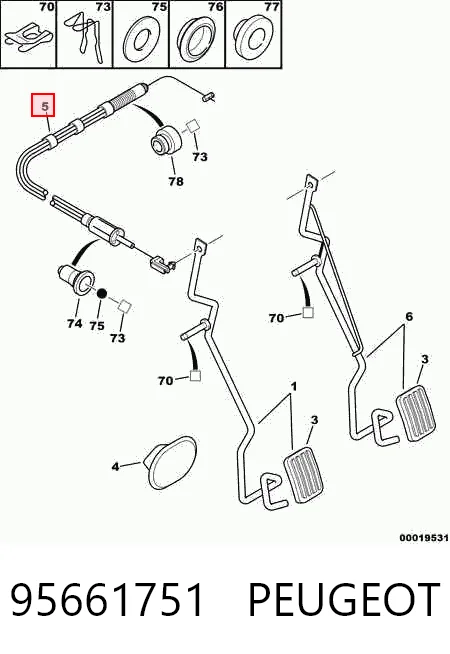 Трос газу AD070356 Adriauto