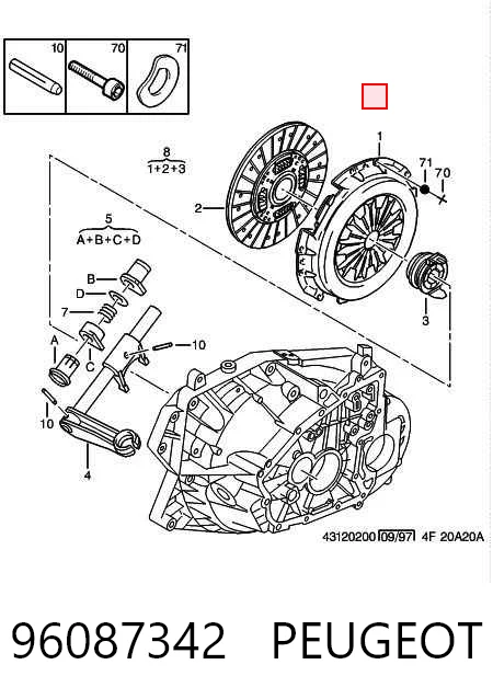 Корзина зчеплення MC7239 Mecarm