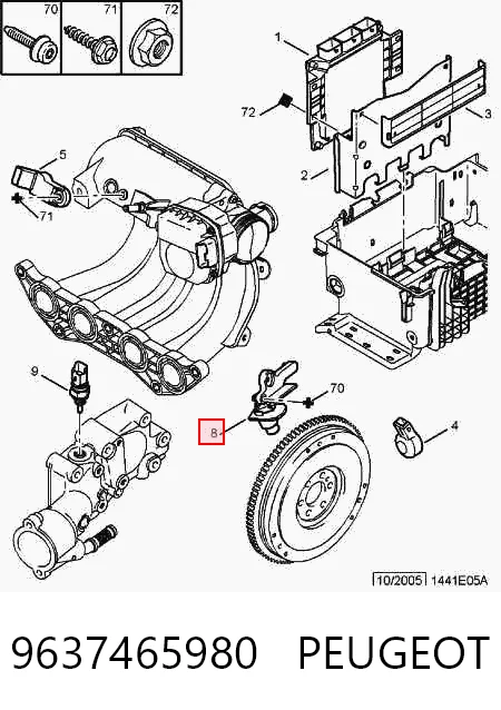 9637465980 Peugeot/Citroen ДПКВ