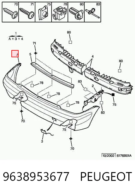 Купити Задній бампер Citroen Xsara  N1
