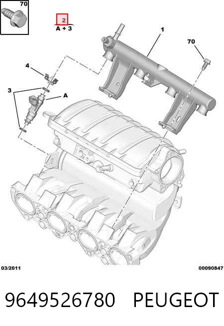 Форсунка паливна Citroen Berlingo фургон (B9) (2008 - 2018) ціна, від 14.10 USD