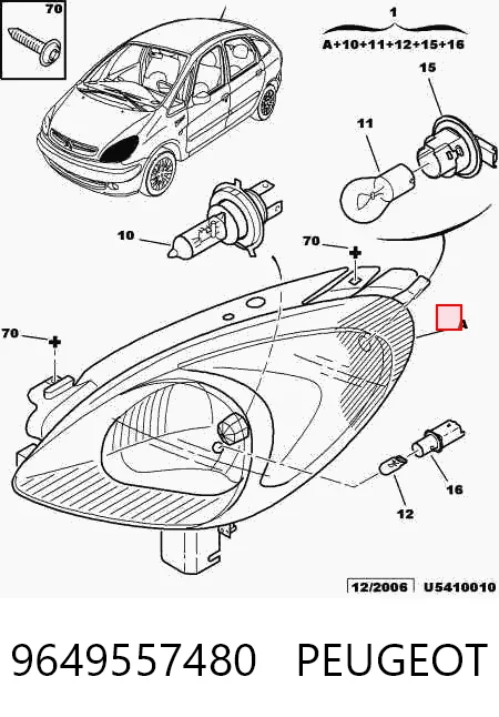 Фари Chrysler 620837 ціна, від 79.90 USD