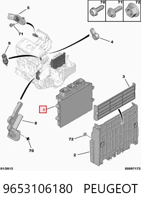 Купити Електронний блок керування двигуном Citroen C3 I FC