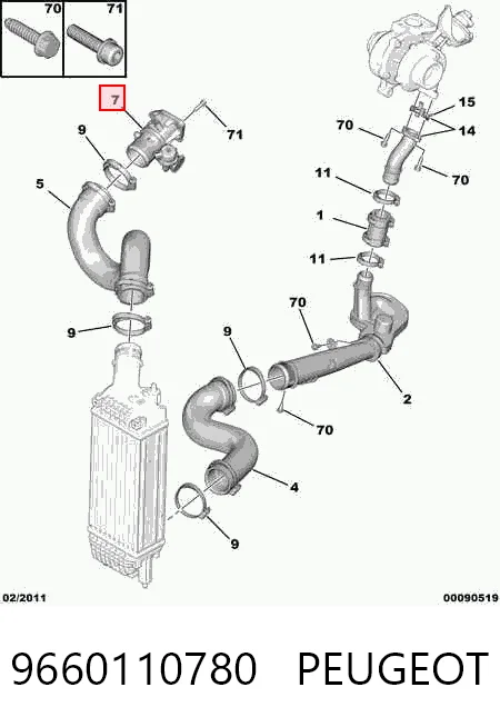Заслінка повітряна Magneti Marelli 50CDSP6
