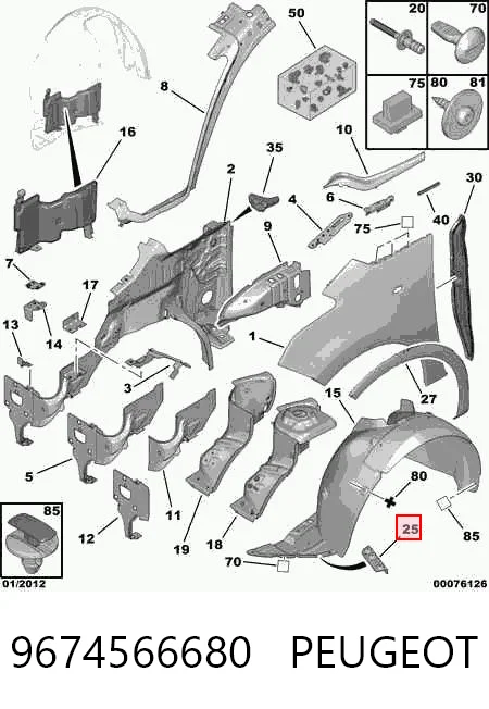 9674566680 Peugeot/Citroen