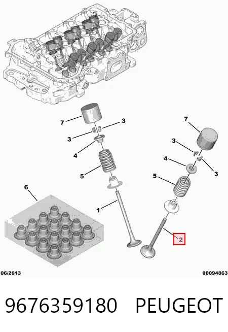 Клапан випускний Gieffe 2269KNT