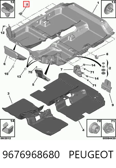 9676968680 Peugeot/Citroen