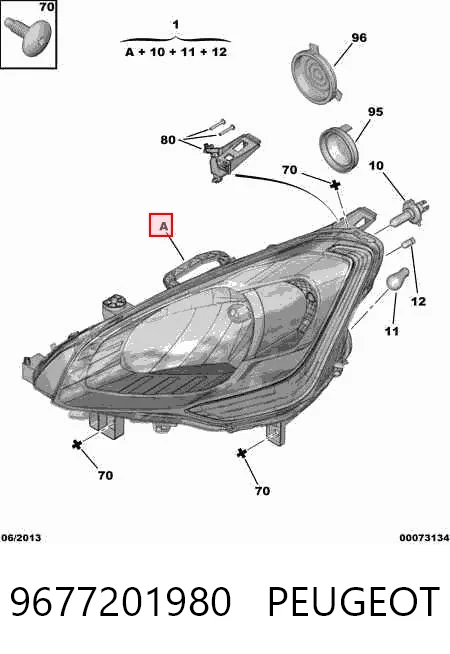 Фара правая VALEO 44786 ціна, від 122.57 USD