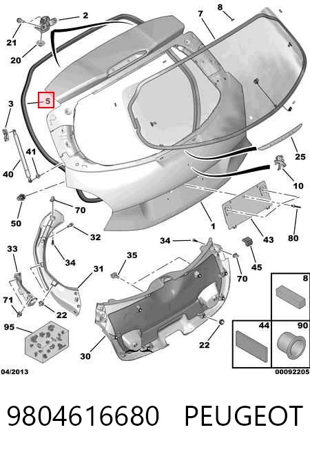 9804616680 Peugeot/Citroen