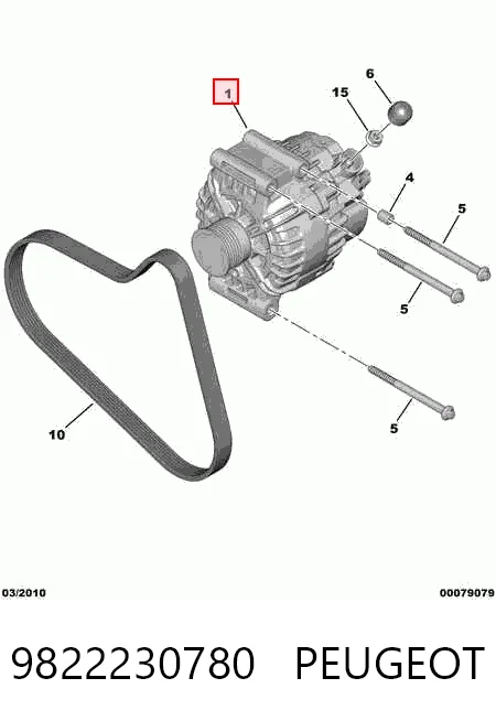 9822230780 Peugeot/Citroen Авто генератор