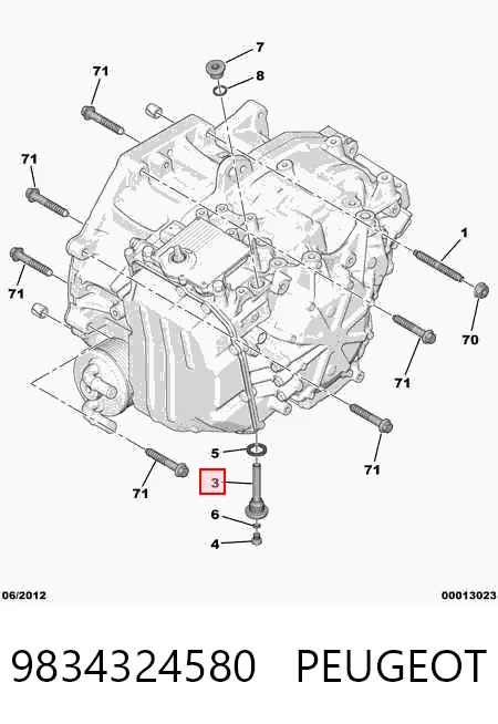Щуп рівня масла в автоматі General Motors 9834324580 ціна, від 50.74 USD