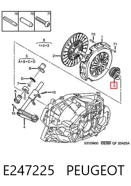Купити Зчеплення Citroen Evasion  22, U6