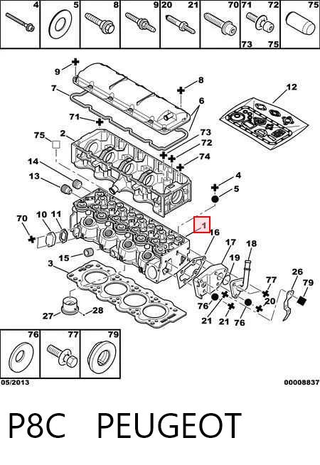 ГБЦ 9569111880 Fiat/Alfa/Lancia
