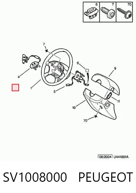 Рульове колесо Peugeot Partner I фургон (5) (1996 - 2008) ціна, від 16.97 USD
