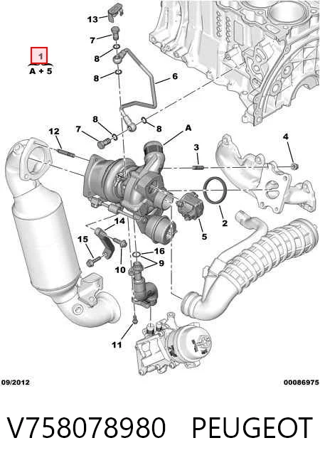 V758078980 Peugeot/Citroen Турбонаддув