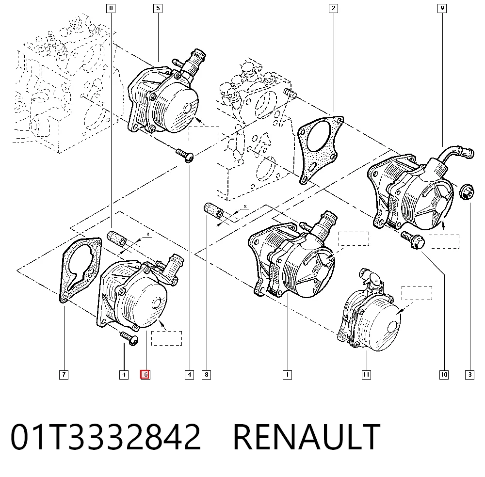 Купити 30621265 Volvo Вакуумний насос