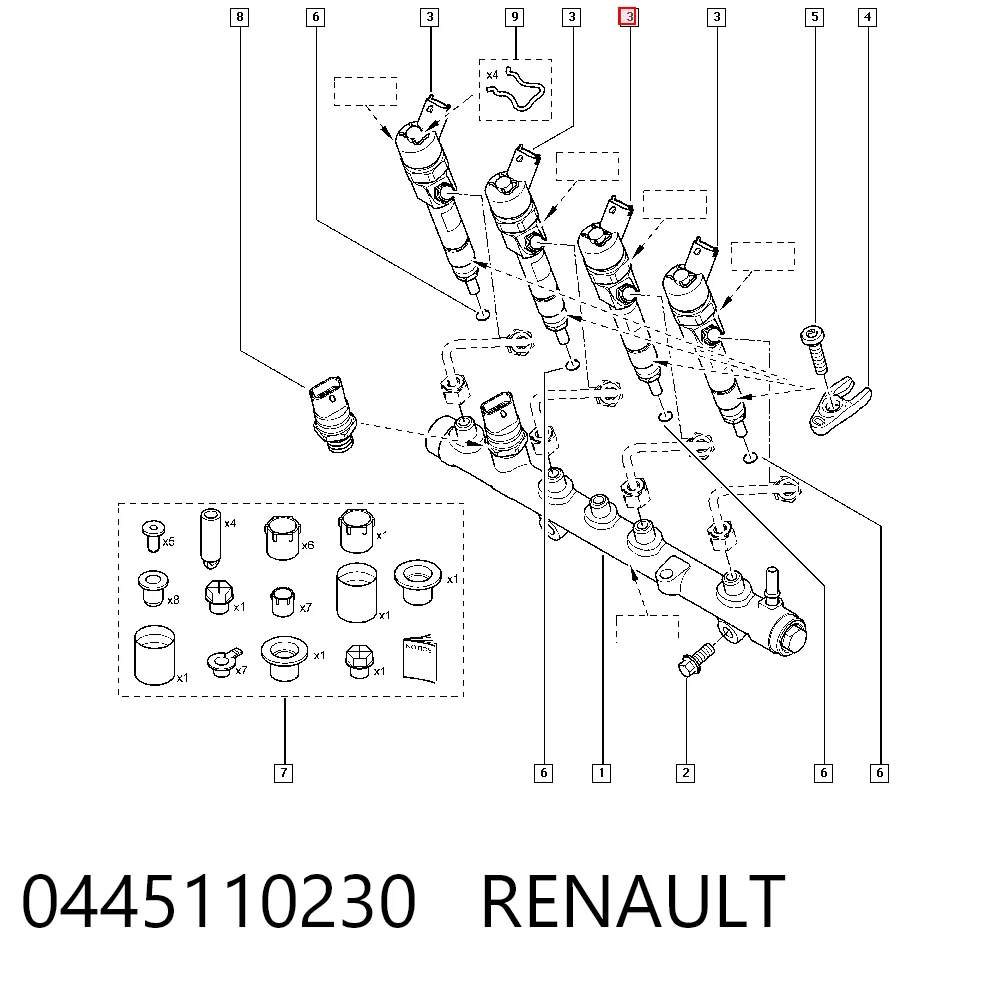 Форсунка паливна Suzuki Grand Vitara позашляховик (JB) (2005 - 2026) ціна, від 32.17 USD