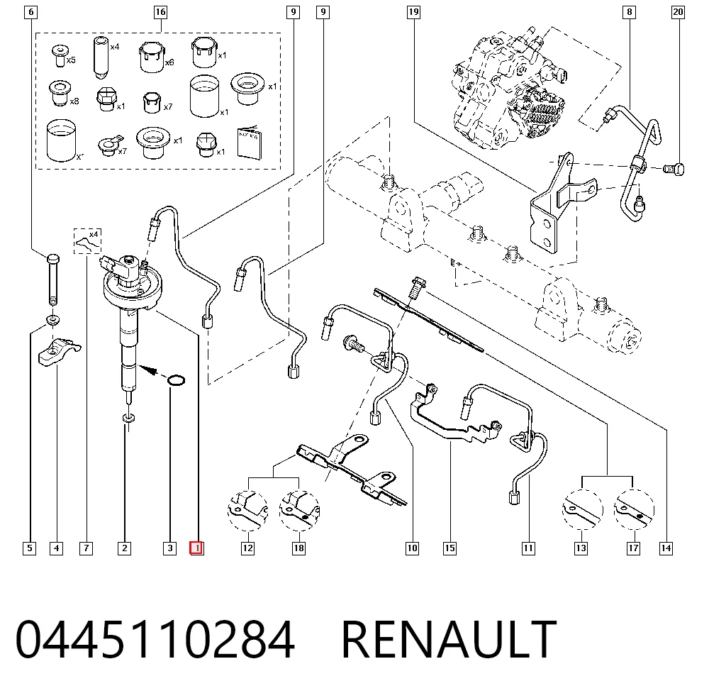 Форсунка інжектора Bosch 1660DB002