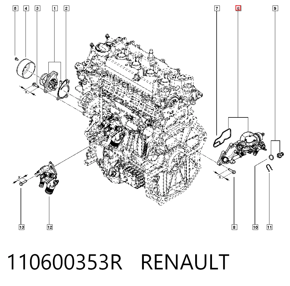 A2002010000 Mercedes Водопровідна труба