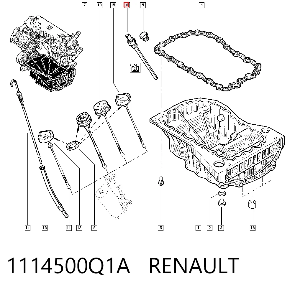  Датчик рівня масла Nissan Qashqai 2