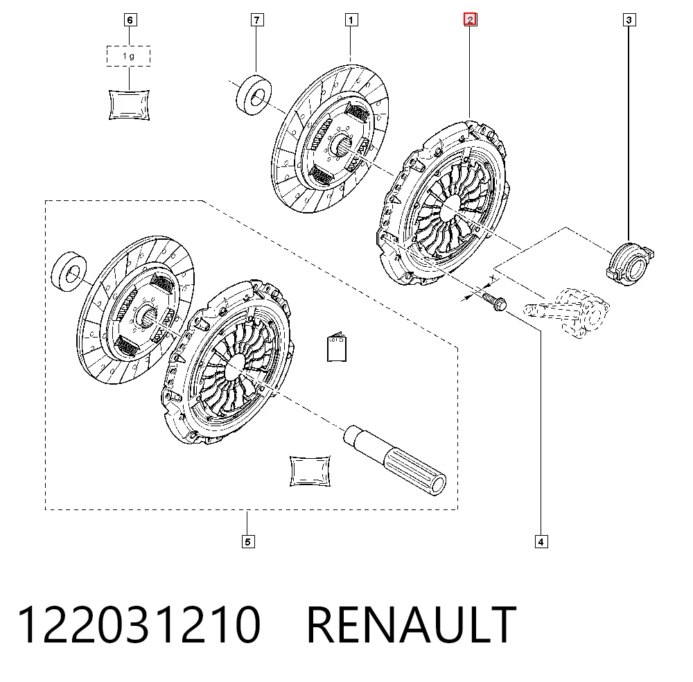 Купити Корзина зчеплення Renault DUSTER I HS