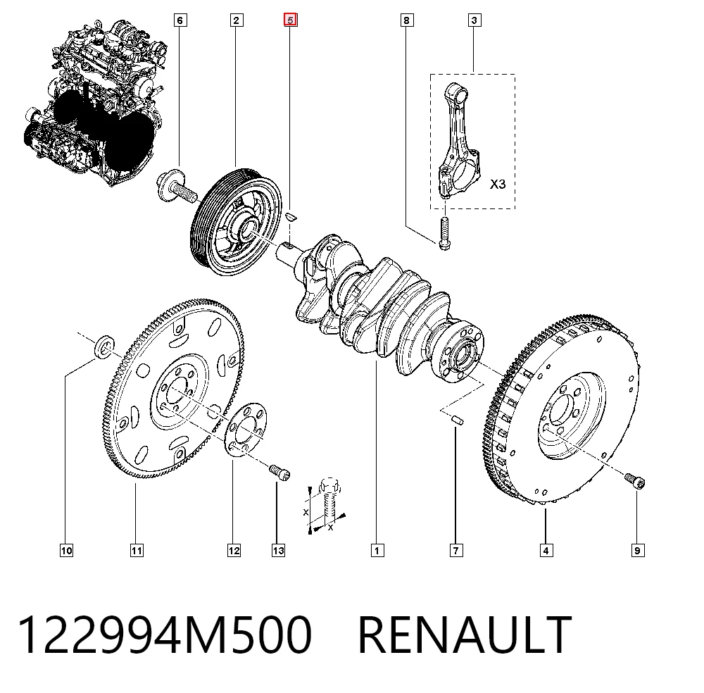 7701065077 Lada Демпфер колінвалу