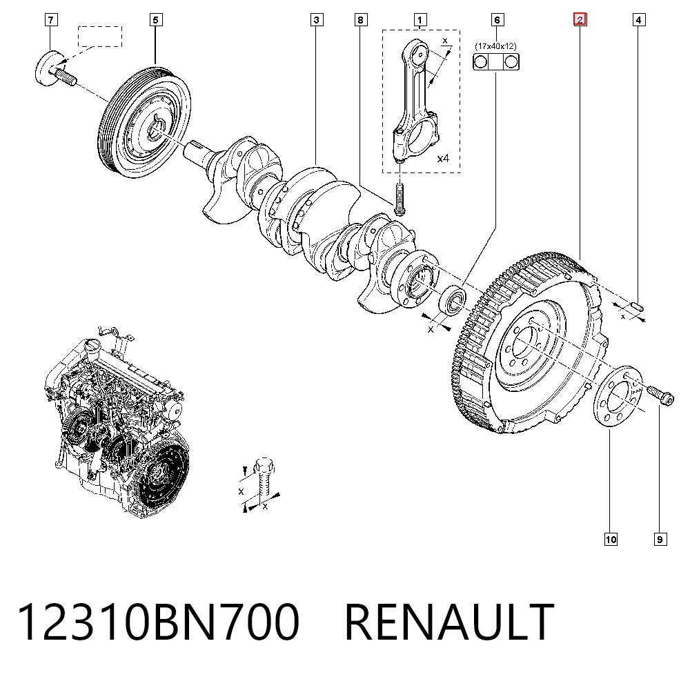 Маховик зчеплення Polcar VA836004