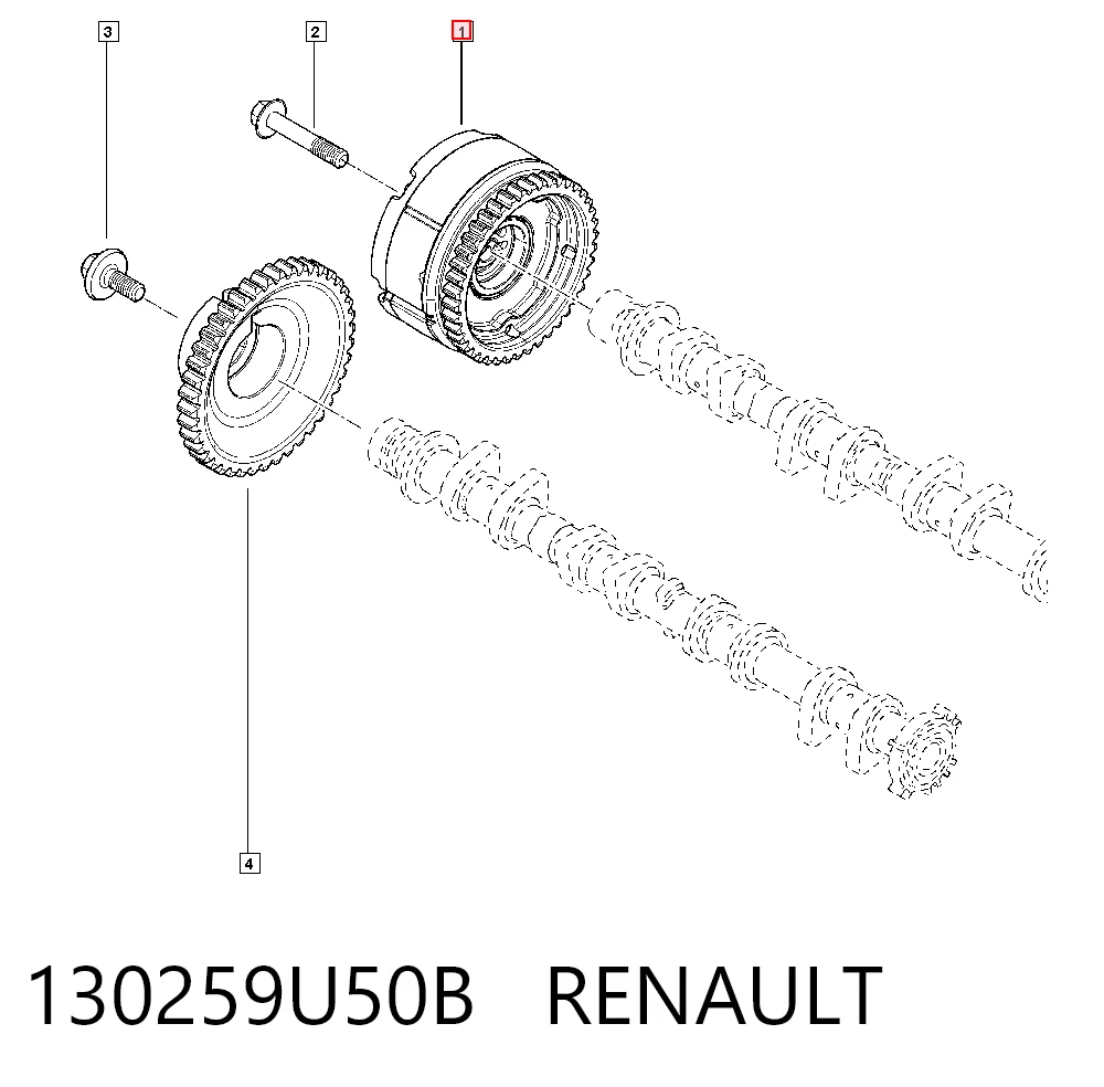 TQ56101 Tqparts Шестерня приводу розподільного валу