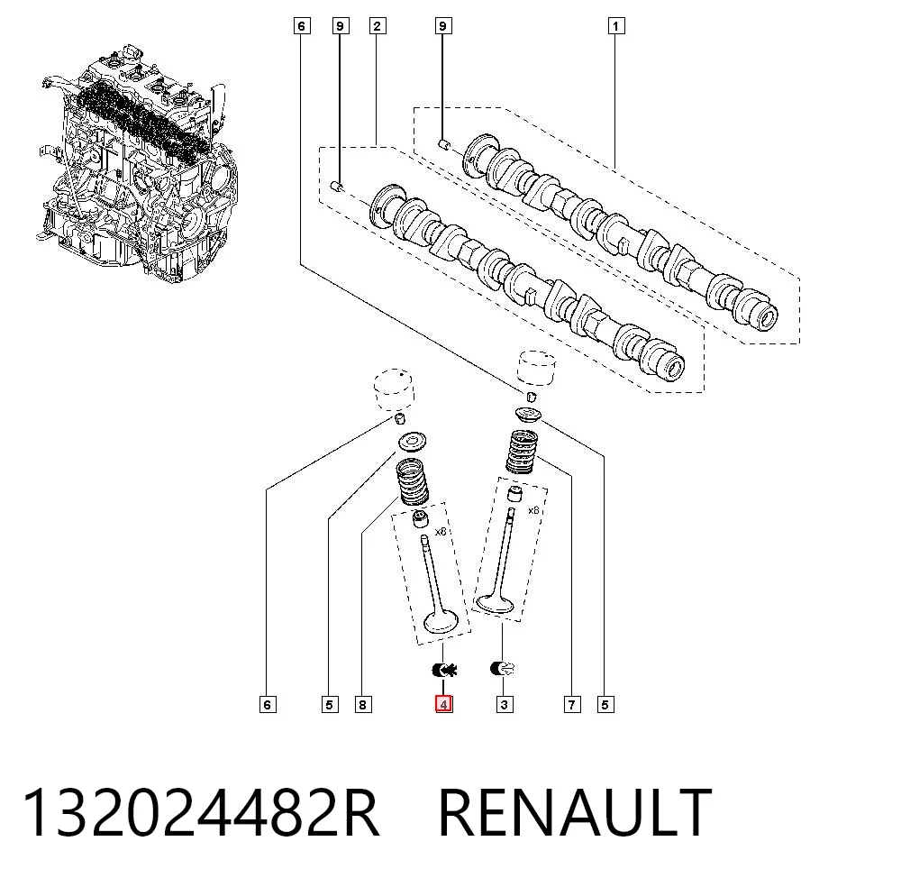 132024482R Renault (RVI)