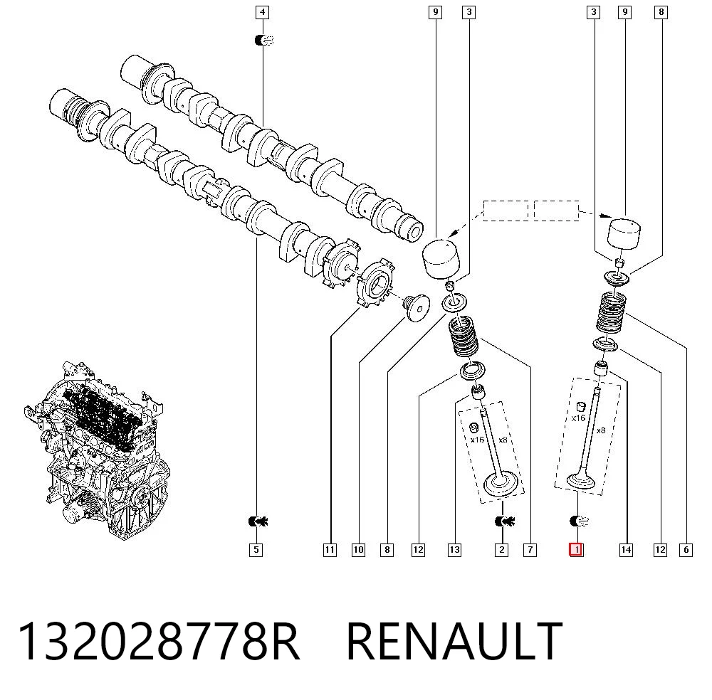 6863RNT Freccia Клапан випускний