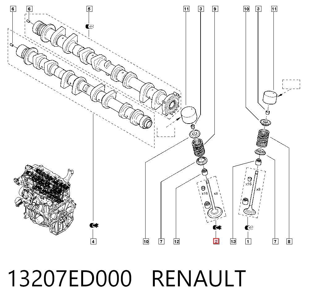 Купити Сальник клапана Nissan Qashqai I J10