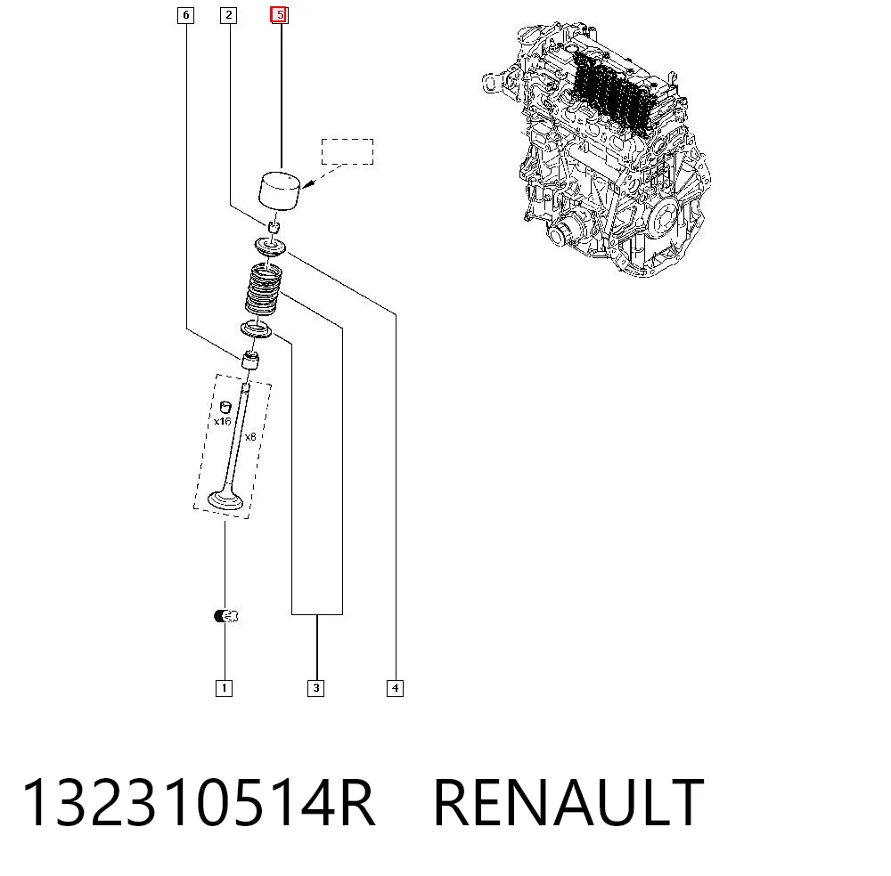 Гідрокомпенсатор на Renault Scenic GRAND IV R9
