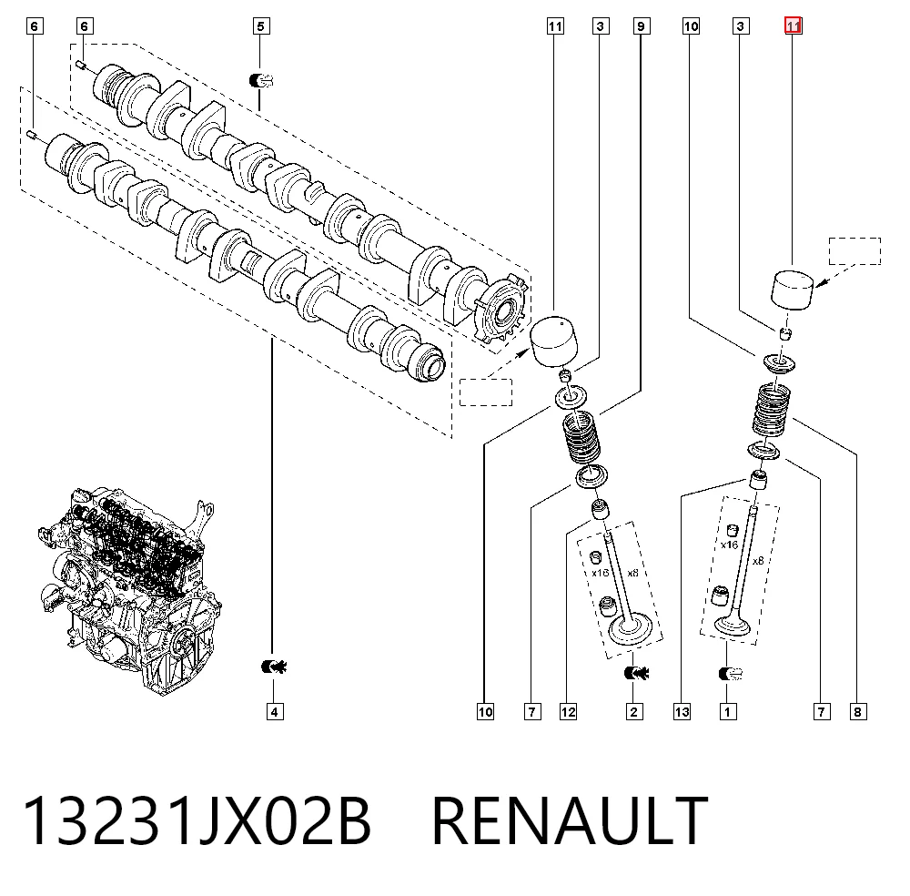 13231JX02B Renault (RVI)