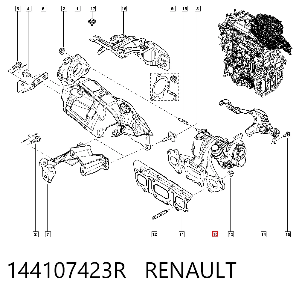 144107423R Renault (RVI)