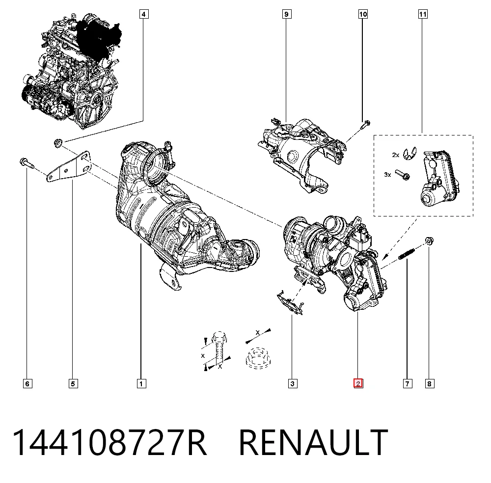 Турбонаддув на Renault CAPTUR II HF