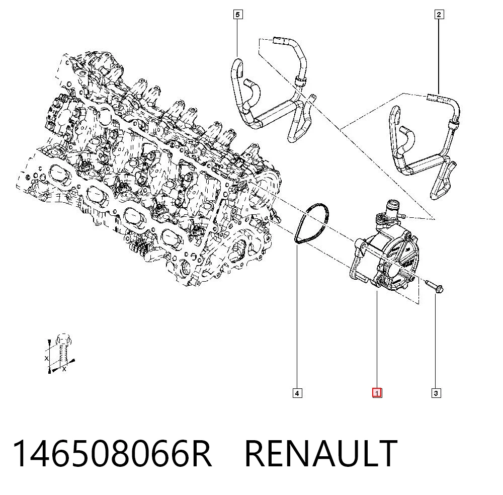 146508066R Renault (RVI) Насос вакуумний