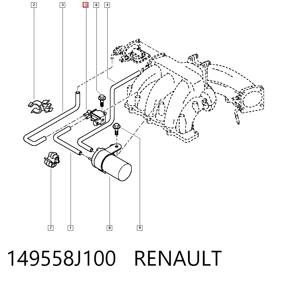 Клапан соленоїд регулювання заслонки EGR TAN4222 Topsauto