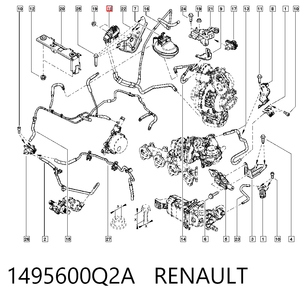 Купити 95519097 Peugeot/Citroen Клапан перетворювач тиску наддуву (соленоїд)